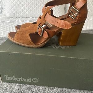 Size 11M-Timberland Suede heels